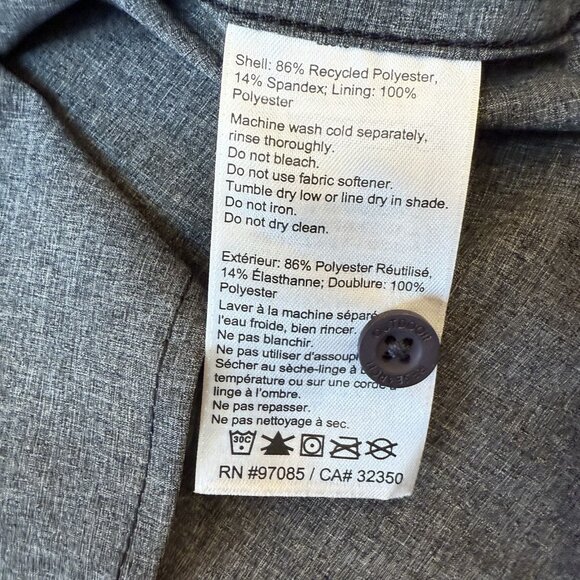 Outdoor Research Wayward II Shirt Mens Small Long Sleeve Button Up Hiking Gray - Picture 7 of 7